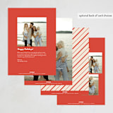 "cheers from us" - Holiday Cards in Sangria by letterfix - Back of Card Options