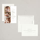 "Accord" - Holiday Cards in Toffee by Everett Paper Goods - Assembled