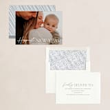 "Classical New Year" - Holiday Cards in Snow by Kerry Doyle - Assembled