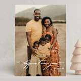 "Swept Away" - Holiday Cards in Winter by Design Lotus - Front