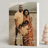"Swept Away" - Holiday Cards in Winter by Design Lotus - Folded Card