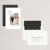 "New Couple" - Holiday Cards in Onyx by Hooray Creative - Assembled