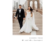 "New Couple" - Holiday Cards in Onyx by Hooray Creative - Detail