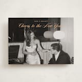 "Classy Cheer" - Holiday Cards in Apricot by Ekko Studio - Front