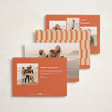 "Classy Cheer" - Holiday Cards in Apricot by Ekko Studio - Back of Card Options