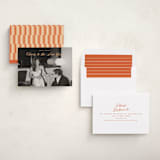 "Classy Cheer" - Holiday Cards in Apricot by Ekko Studio - Assembled