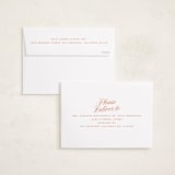 "Classy Cheer" - Holiday Cards in Apricot by Ekko Studio - FREE Recipient Addressing