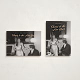 "Classy Cheer" - Holiday Cards in Apricot by Ekko Studio - Photo Orientation Options