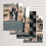 "dear 2021" - Holiday Cards in Noir by Tanya Lee of Frooted Design - Back of Card Options