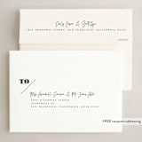 "dear 2021" - Holiday Cards in Noir by Tanya Lee of Frooted Design - FREE Recipient Addressing