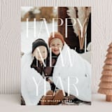 "Big Year" - Holiday Cards in Snow by Anna Elder - Front