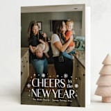 "Effervescent" - Holiday Cards in Alabaster by Susan Asbill - Folded Card
