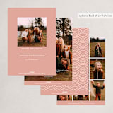 "Looking Ahead" - Holiday Cards in Petal by Monika Torun - Back of Card Options