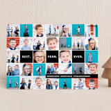"Insta-grid" - Holiday Cards in Ebony by Dawn Jasper - Front
