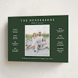 "Our Year in Review" - Holiday Cards in Pine by Kristen Knechtel - Folded Card
