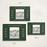 "Our Year in Review" - Holiday Cards in Pine by Kristen Knechtel - Formats Available