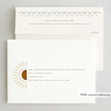"Soleil" - Holiday Cards in Ink by Vivian Yiwing - FREE Recipient Addressing