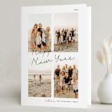 "Postcard Greetings" - Holiday Cards in Ink by Blustery August - Folded Card