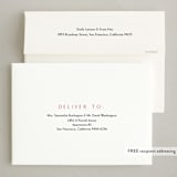 "Minimalist Gallery" - Holiday Cards in Cotton by Angela Thompson - FREE Recipient Addressing