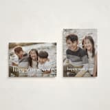 "acklen" - Holiday Cards in Snow by Sara Hicks Malone - Photo Orientation Options