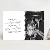 "Postal" - Holiday Cards in Tuxedo by Tamara Hilje - Front