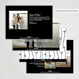 "Postal" - Holiday Cards in Tuxedo by Tamara Hilje - Back of Card Options