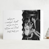 "Postal" - Holiday Cards in Tuxedo by Tamara Hilje - Folded Card