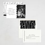 "Postal" - Holiday Cards in Tuxedo by Tamara Hilje - Assembled