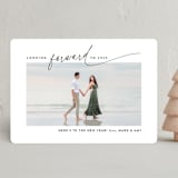 "Looking Forward" - Holiday Cards in Coal by Jackie Crawford - Front