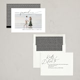 "Looking Forward" - Holiday Cards in Coal by Jackie Crawford - Assembled