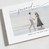 "Looking Forward" - Holiday Cards in Coal by Jackie Crawford - Detail