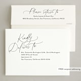 "Looking Forward" - Holiday Cards in Coal by Jackie Crawford - FREE Recipient Addressing