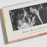 "Rainbow Stripe" - Holiday Cards in Rainbow by Blustery August - Detail