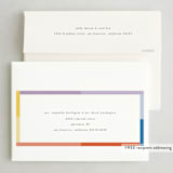 "Rainbow Stripe" - Holiday Cards in Rainbow by Blustery August - FREE Recipient Addressing