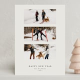 "Simply Collaged" - Holiday Cards in Mist by Stephanie Heinrich Godbout - Front