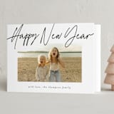 "Cheerfilled" - Holiday Cards in Noir by AK Graphics - Folded Card