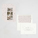 "Letter Confetti" - Holiday Cards in Latte by Corinne Malesic - Assembled