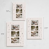 "Letter Confetti" - Holiday Cards in Latte by Corinne Malesic - Formats Available