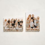 "here we go!" - Holiday Cards in Snow by Kristie Kern - Photo Orientation Options