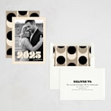 "Retro Year" - Holiday Cards in Almond by Morgan Kendall - Assembled