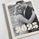 "Retro Year" - Holiday Cards in Almond by Morgan Kendall - Detail