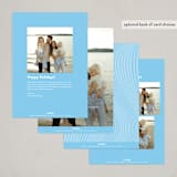 "Simply Glowing" - Holiday Cards in Frost by Simona Camp - Back of Card Options