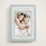 "Delicate botanical frame" - Holiday Cards in Wintermint by Lucrecia Caporale - Front