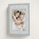 "Delicate botanical frame" - Holiday Cards in Wintermint by Lucrecia Caporale - Folded Card