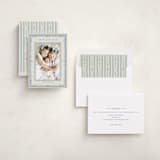 "Delicate botanical frame" - Holiday Cards in Blue Jay by Lucrecia Caporale - Assembled