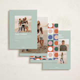 "Colorful" - Holiday Cards in Wreath by Kelly Watkins - Back of Card Options
