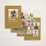 "Colorful" - Holiday Cards in Citrine by Kelly Watkins - Back of Card Options