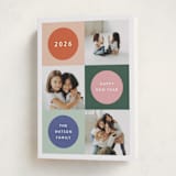 "Colorful" - Holiday Cards in Wreath by Kelly Watkins - Folded Card