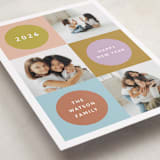 "Colorful" - Holiday Cards in Citrine by Kelly Watkins - Detail