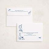 "New Year Cheer Doodles" - Holiday Cards in Blue Jay by Erika Firm - FREE Recipient Addressing